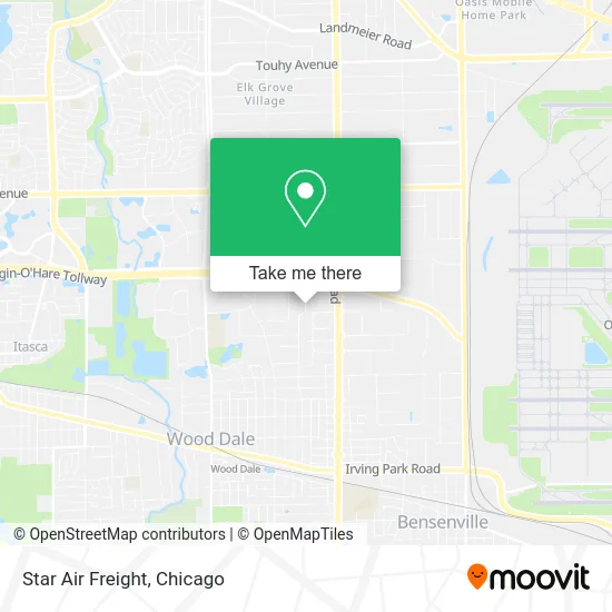 Star Air Freight map