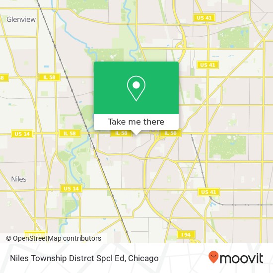 Mapa de Niles Township Distrct Spcl Ed