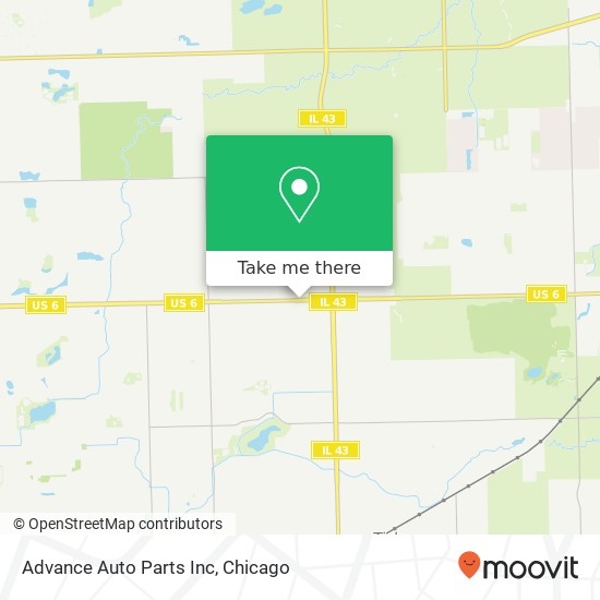 Advance Auto Parts Inc map