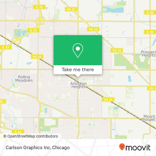 Carlson Graphics Inc map