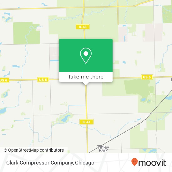 Clark Compressor Company map