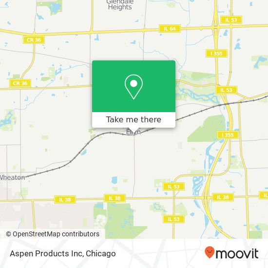 Aspen Products Inc map