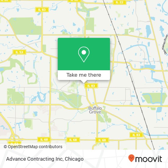 Advance Contracting Inc map