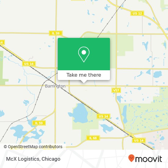 McX Logistics map