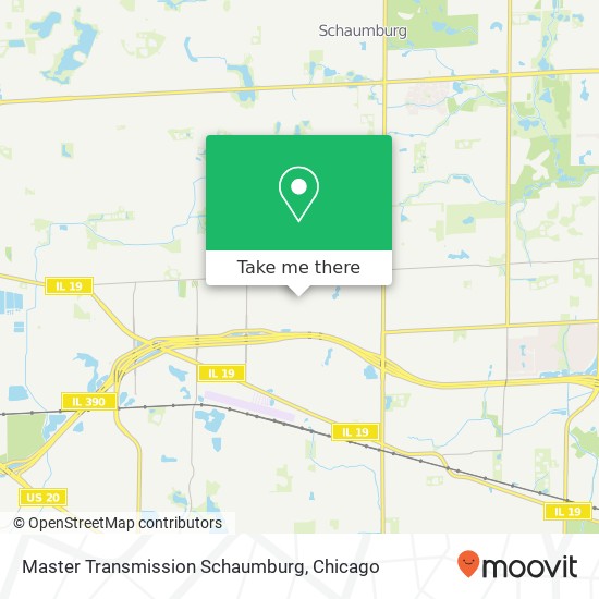 Master Transmission Schaumburg map