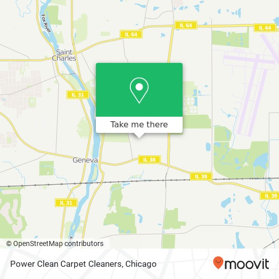 Mapa de Power Clean Carpet Cleaners