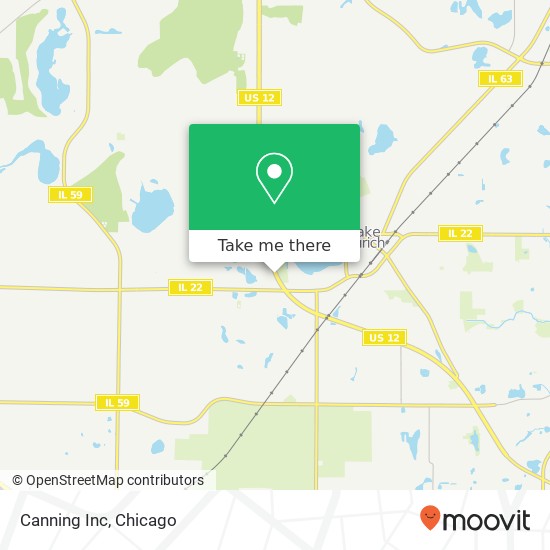 Canning Inc map