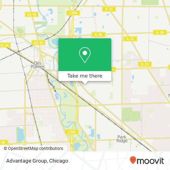 Advantage Group map