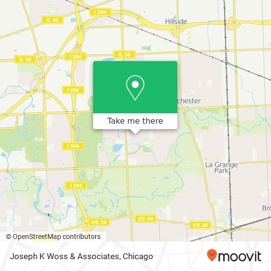 Mapa de Joseph K Woss & Associates