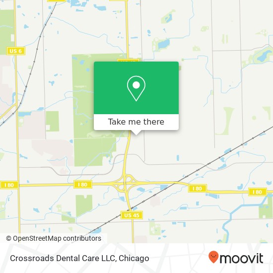 Mapa de Crossroads Dental Care LLC