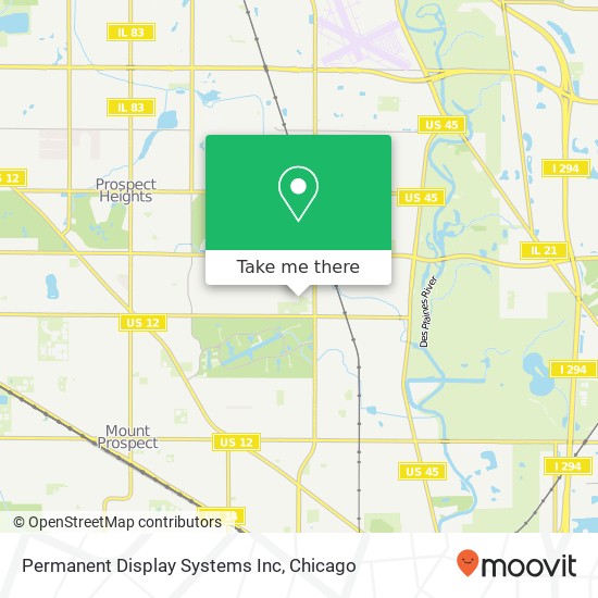 Permanent Display Systems Inc map