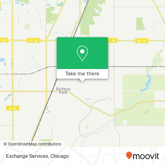 Exchange Services map