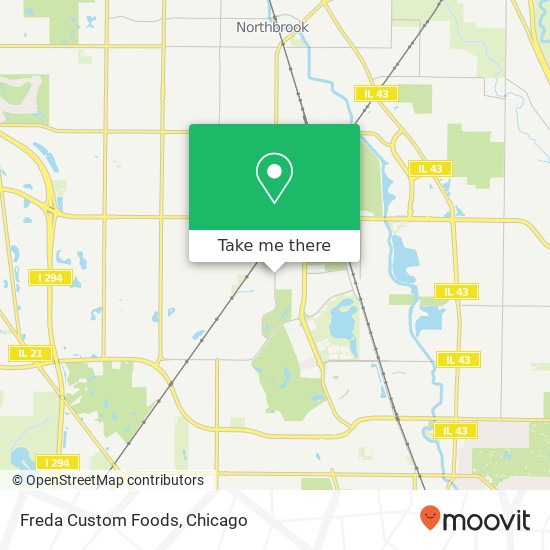 Freda Custom Foods map