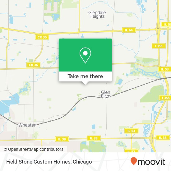 Field Stone Custom Homes map