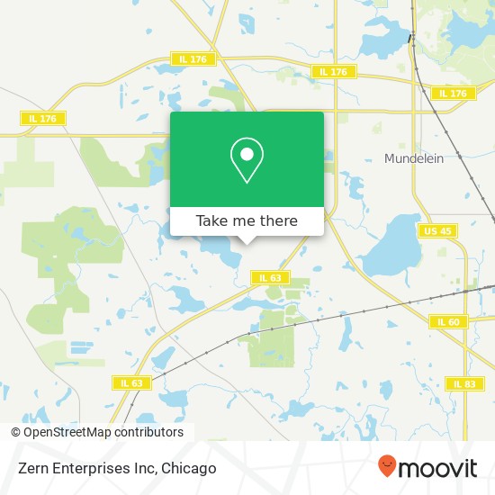 Zern Enterprises Inc map