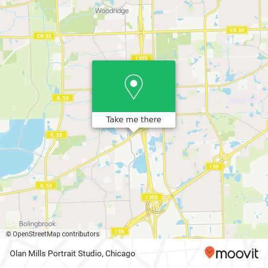 Mapa de Olan Mills Portrait Studio