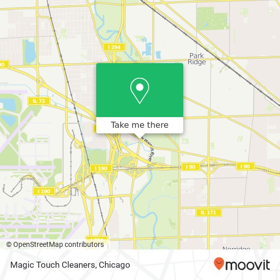 Magic Touch Cleaners map