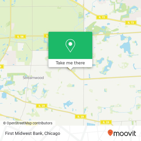 First Midwest Bank map