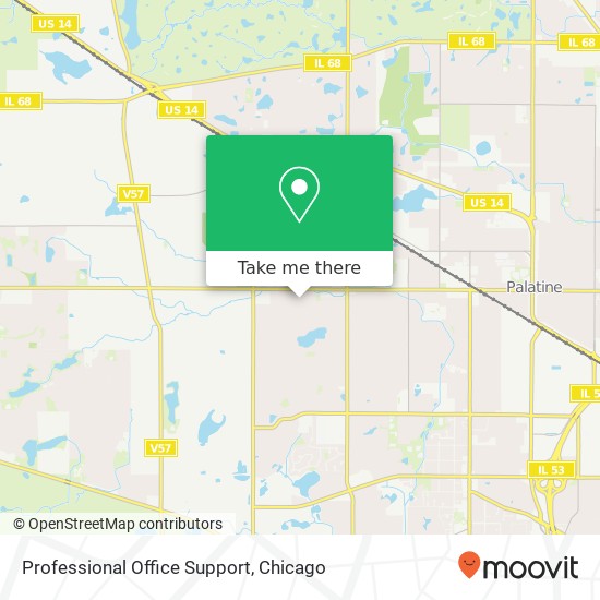 Professional Office Support map