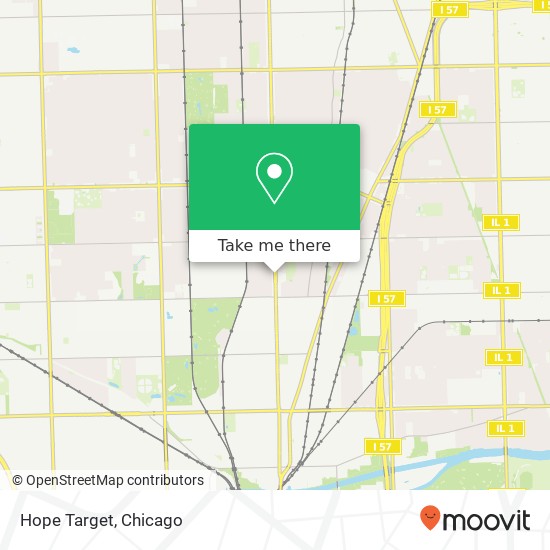 Hope Target map