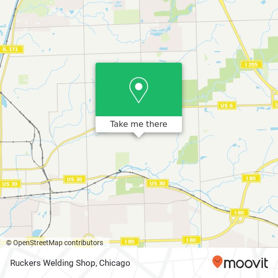 Mapa de Ruckers Welding Shop