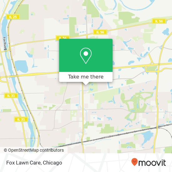 Mapa de Fox Lawn Care