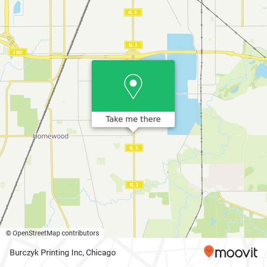 Burczyk Printing Inc map