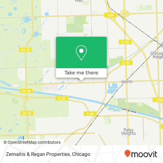 Zemaitis & Regan Properties map