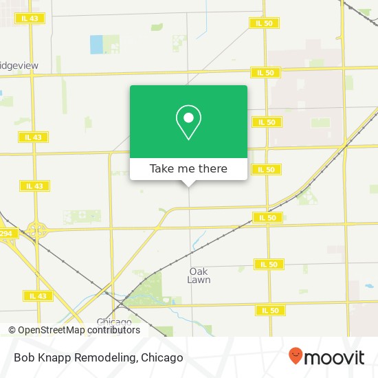 Bob Knapp Remodeling map