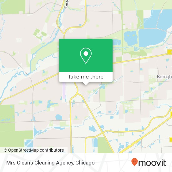 Mapa de Mrs Clean's Cleaning Agency