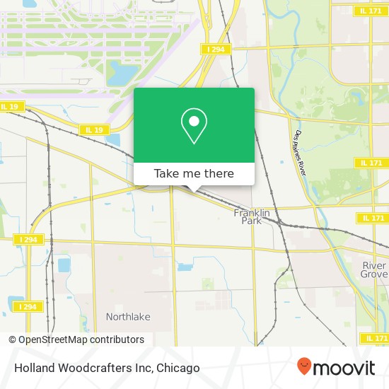 Mapa de Holland Woodcrafters Inc