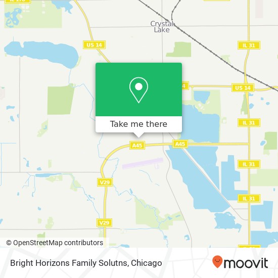 Bright Horizons Family Solutns map