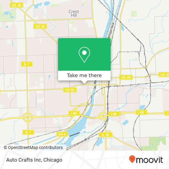 Auto Crafts Inc map