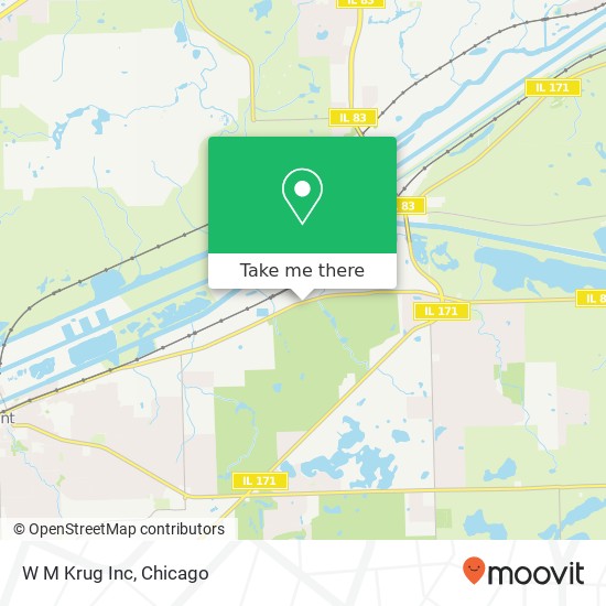 W M Krug Inc map