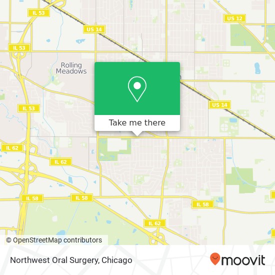 Northwest Oral Surgery map