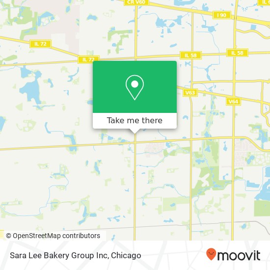 Sara Lee Bakery Group Inc map