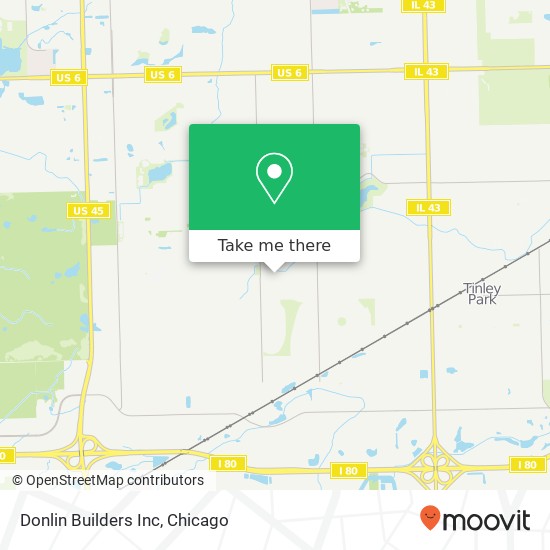 Donlin Builders Inc map