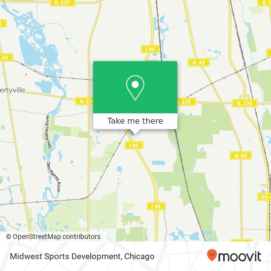 Midwest Sports Development map