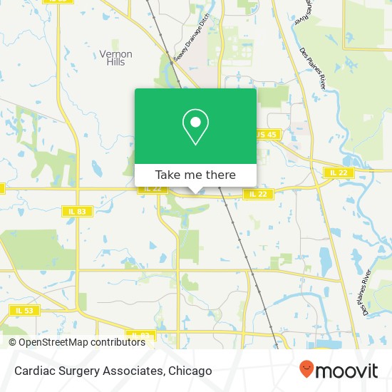 Cardiac Surgery Associates map