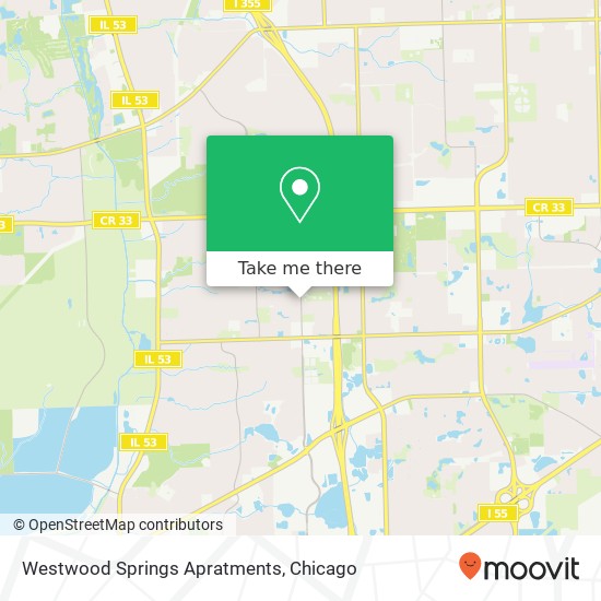 Westwood Springs Apratments map