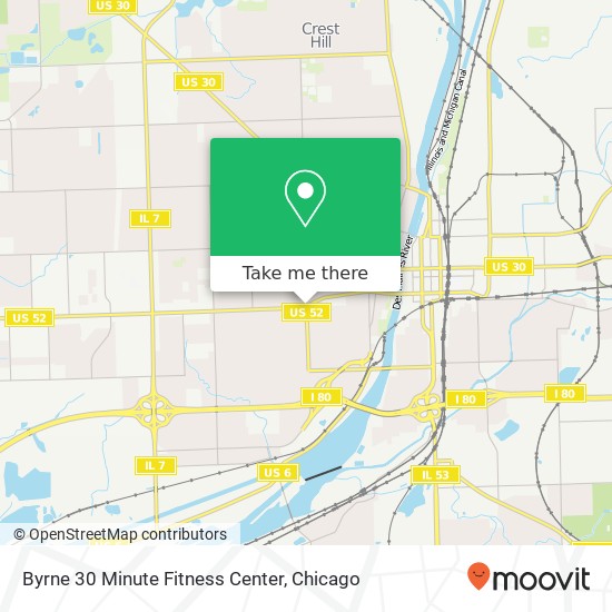 Byrne 30 Minute Fitness Center map