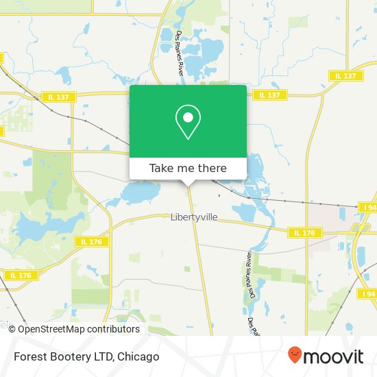 Mapa de Forest Bootery LTD