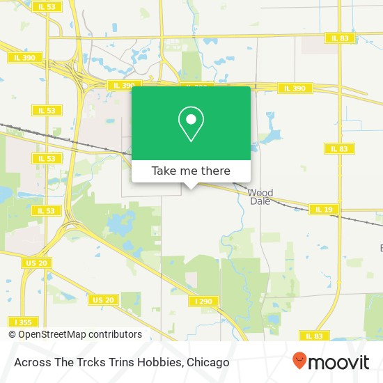 Mapa de Across The Trcks Trins Hobbies