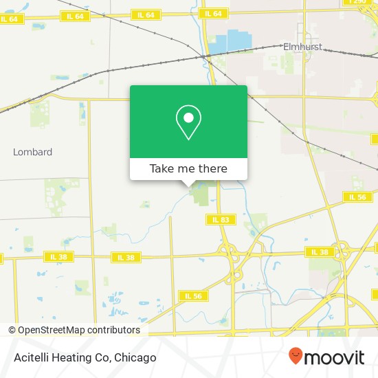 Acitelli Heating Co map