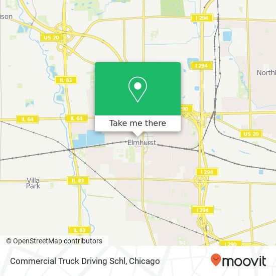 Mapa de Commercial Truck Driving Schl