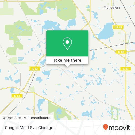 Chagall Maid Svc map