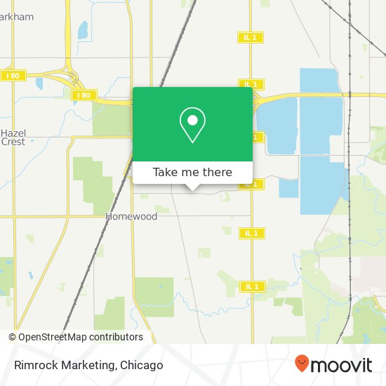 Rimrock Marketing map