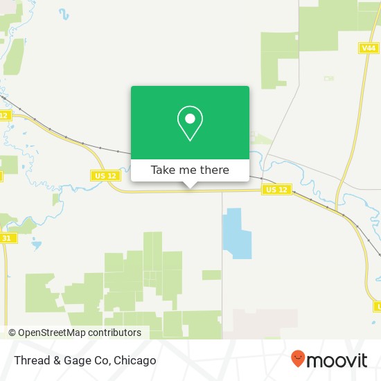 Mapa de Thread & Gage Co