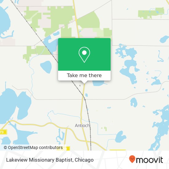 Mapa de Lakeview Missionary Baptist