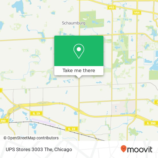 Mapa de UPS Stores 3003 The